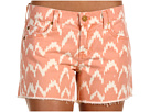 7 For All Mankind - Carlie Cut-Off Short 7 For All Mankind - Carlie Cut-Off Short Ikat (Coral) - Apparel