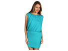 Kenneth Cole New York - Petite Extended Shoulder Knit Dress (Aquamarine)