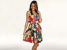 Jessica Simpson - Floral Tie Back Halter Dress (Floral) - Apparel