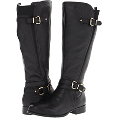Naturalizer Juletta Wide Calf (Black Leather) Footwear