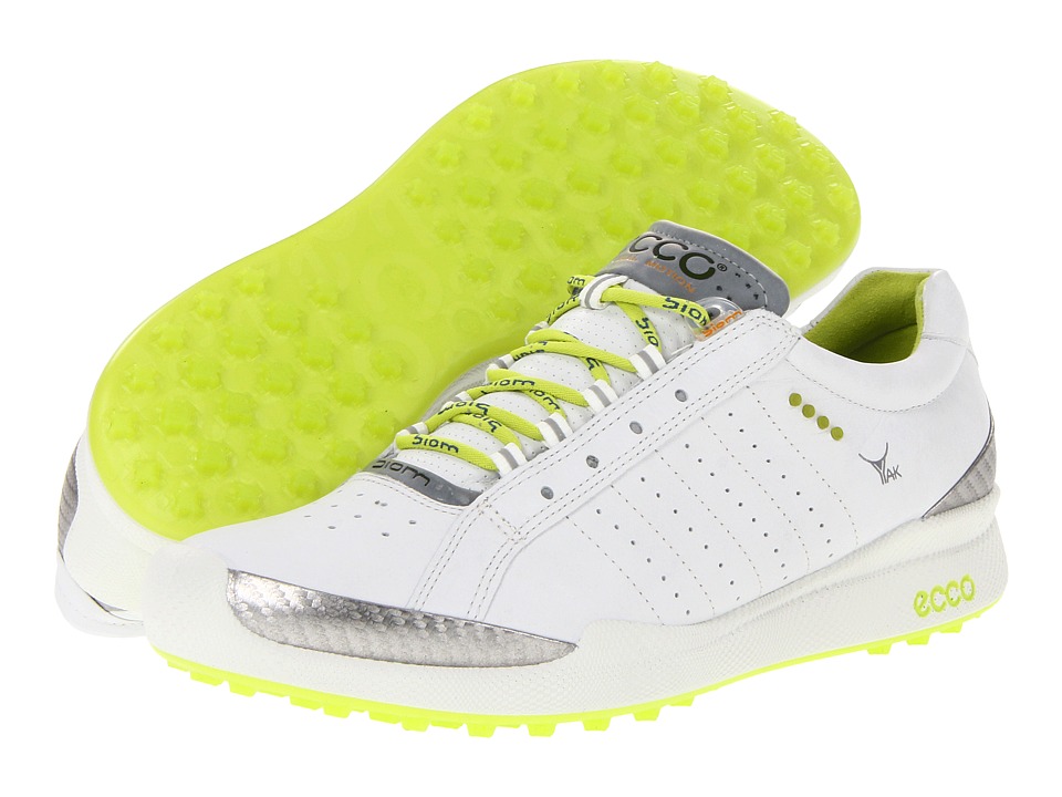 UPC 634246279915 product image for ECCO Golf - Biom Hybrid (White/Lime Punch) Women's Golf Shoes | upcitemdb.com