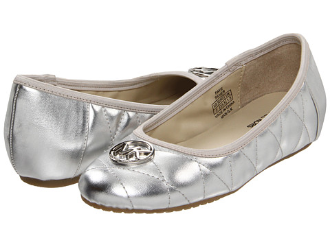 michael kors silver flats
