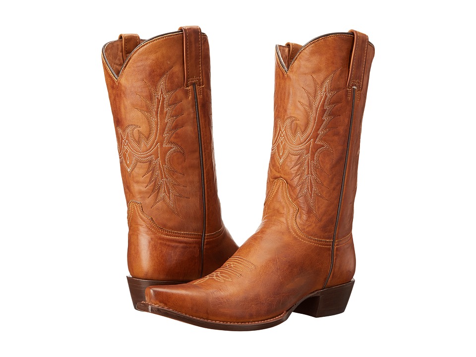 Stetson - 12 Classic Lady Snip Toe (Tan) Cowboy Boots