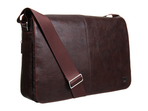 EAN 5060106027436 product image for KNOMO London Brompton - Bungo 17 Messenger (Brown Leather) Messenger Bags | upcitemdb.com