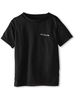 Columbia Kids Meeker Peak S S Top (Little Kids Big Kids) (Black) Apparel