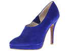 Juicy Couture - Eylssa (Electric Blue Kid Suede Pewter Metallic Nappa) - Footwear