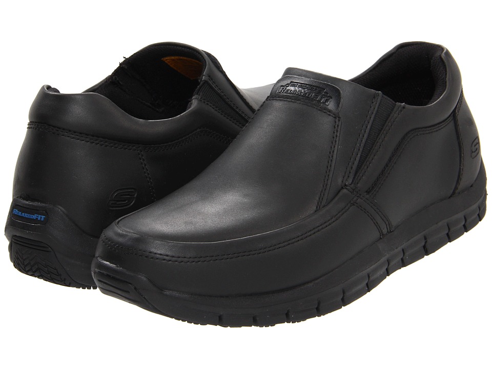 UPC 886005906789 product image for SKECHERS Work Magma - Solace (Black) Men's Industrial Shoes | upcitemdb.com