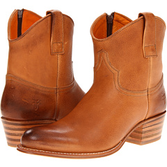 Frye Deborah Short (Camel Pebbled Full Grain) Footwear