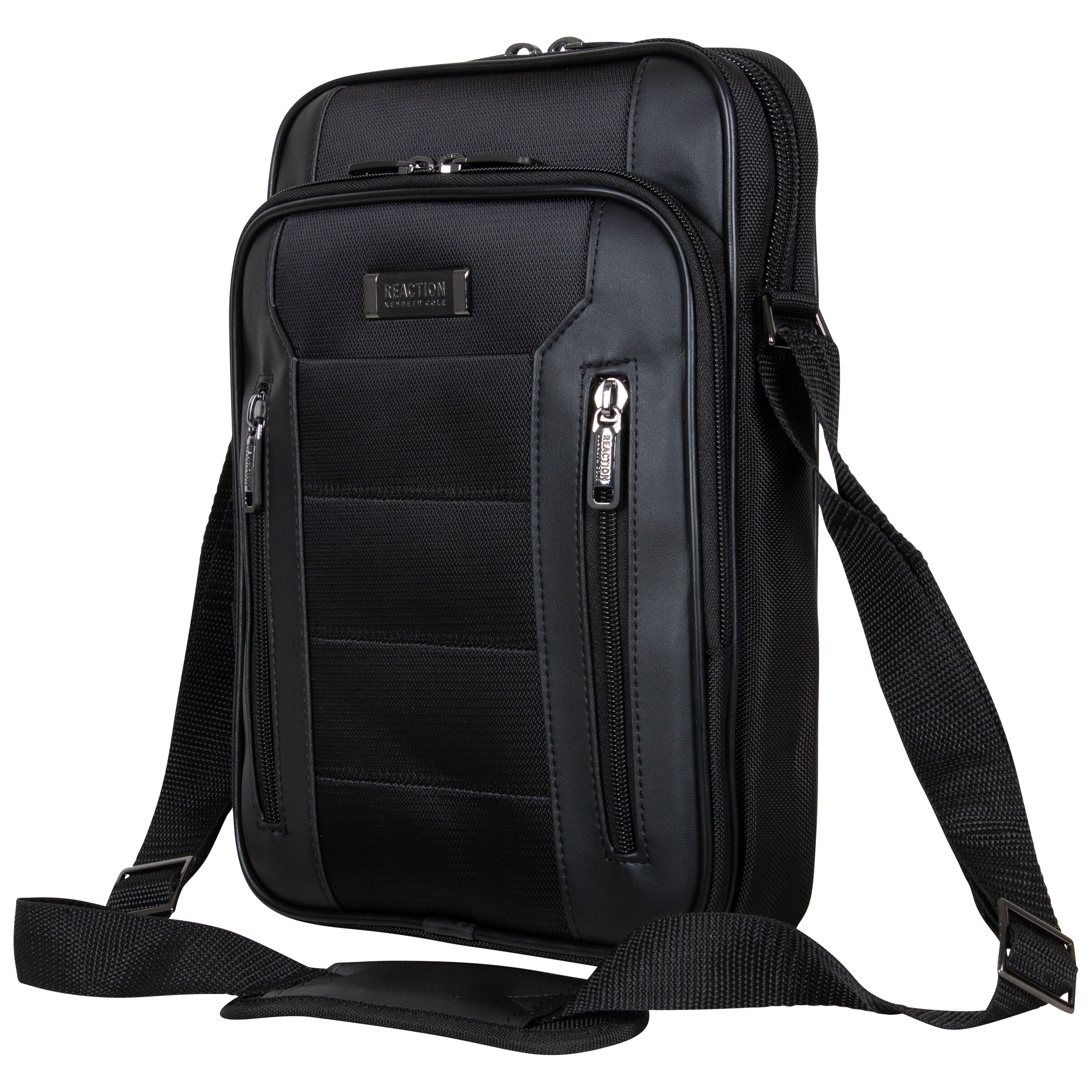 Kenneth Cole Reaction Top Zip Day Bag/Tablet, Computer Case (Black) Day Pack Bags