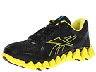 Reebok - ZigTech Shark Pursuit360 (Black/Solar Green/Far Out Blue)