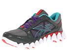 Reebok - ZigTech Shark Pursuit360 (Bold Rivet Grey/Solid Teal/Prospect Purple/Geranium/White)