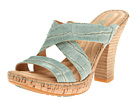 Born - Emden - Crown Collection (Sea Green Metallic Croc Print)