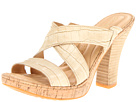 Born - Emden - Crown Collection (Ivory Metallic Croc Print (Off White))