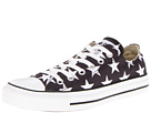 Converse - Chuck Taylor All Star Star Print Ox (Black/White Star Print) - Footwear