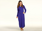 Anne Klein - L/S Maxi Dress (Violet) - Apparel
