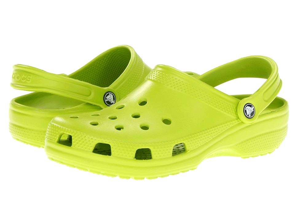 Crocs - Classic (Cayman) - Unisex (Volt Green) Clog Shoes