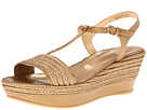 Stuart Weitzman - Flatty (Old Gold Raffia Braid)