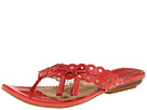 Hush Puppies - Corsica Toe Post (Women's) - Coral Leather