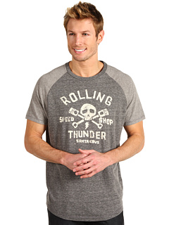 Lucky Brand Rolling Thunder Shirt (Tri Blend Grey) Apparel
