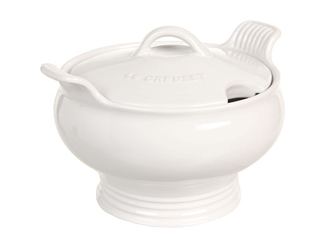 UPC 630870096768 product image for Le Creuset Heritage 3 Qt. Soup Tureen (White) Individual Pieces Cookware | upcitemdb.com