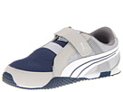 Puma Kids - H-Mesh V (Toddler/Little Kid/Big Kid) (Dark Denim/White/Dark Denim) - Footwear