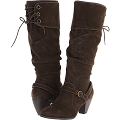 Jellypop Bibiana (Dark Brown Nubuck) Footwear