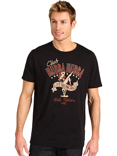 Lucky Brand Club Hubba Hubba Graphic Tee (Stone Black) Apparel