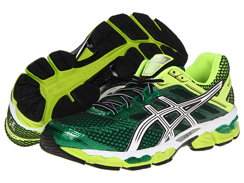 asics gel cumulus 15 mens green