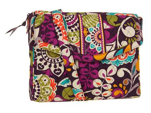 Vera Bradley Tablet Hipster (Plum Crazy) Cross Body Handbags