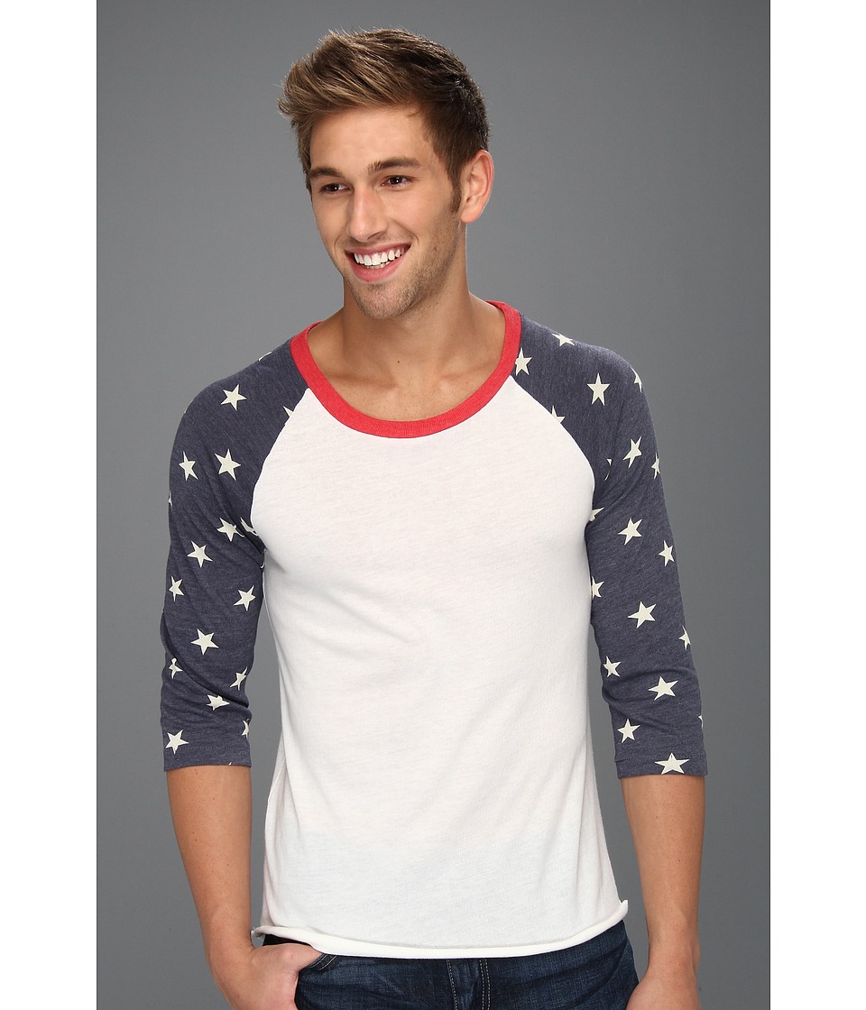 Alternative Printed Baseball Tee (Stars) Men