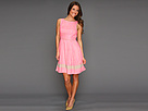 Jessica Simpson - Sleeveless Lace Contrast Trim Dress (Pink) - Apparel