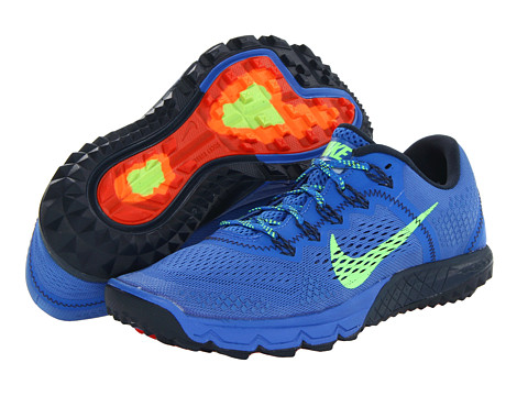 Nike Zoom Terra Kiger (Prize Blue/Armory Navy/Team Orange/Flash Lime) Men's Running Shoes