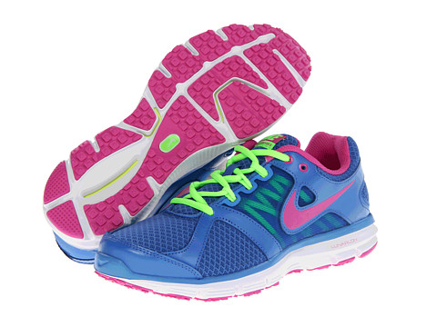 Nike Lunar Forever 2 (Distance Blue/Flash Lime/White/Club Pink) Women's Running Shoes