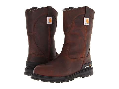 UPC 847816031343 product image for Carhartt Wellington Unlined Safety Toe Boot (Dark Brown Oil Tan) Men's Work Boot | upcitemdb.com