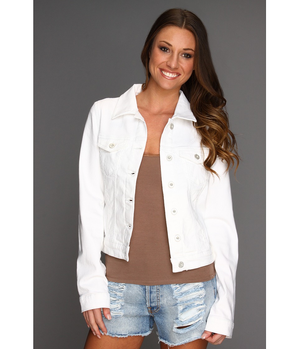 Mavi Jeans Samantha Denim Jacket in White Nolita (White Nolita) Women