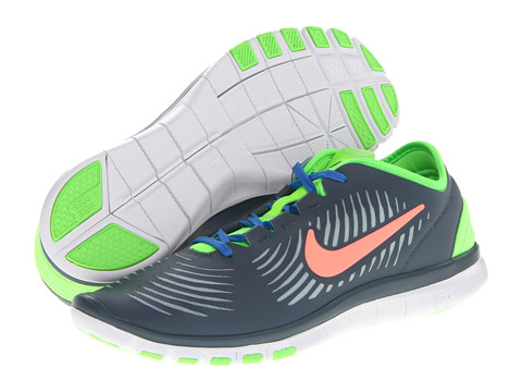 Nike Free Edge TR (Armory Slate/Light Armory Blue/Flash Lime/Atomic Pink) Women's Cross Training Shoes