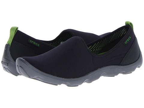 UPC 887350040340 product image for Crocs Duet Sport Skimmer (Black/Graphite) Women's Slip on  Shoes | upcitemdb.com