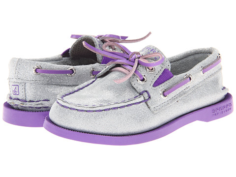 purple sperry shoes