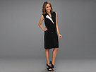 Kenneth Cole New York - Nathalia Sleeveless Dress (Black/White) - Apparel