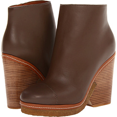 Marc by Marc Jacobs Heavy Calf Ankle Wedge Boot (Grey) Footwear