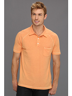 Agave Denim Pitch Polo (Muskmelon) Apparel