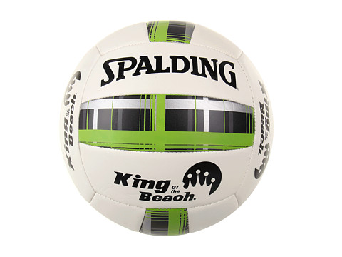UPC 029321721111 product image for Spalding King of Beach Plaid Series Volleyball (White/Green Plaid) Athletic Spor | upcitemdb.com
