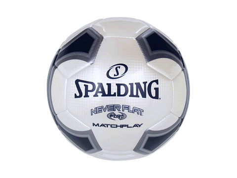 UPC 029321648173 product image for Spalding Neverflat Soccer Ball - Size 4 (Blue/Silver/White) Athletic Sports Equi | upcitemdb.com