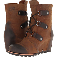 SOREL Joan Of Arctic Wedge Mid (Dark Brown Black) Footwear