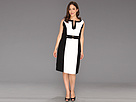 Tahari by ASL Plus - Plus Size Elsa Dress (Black/White) - Apparel