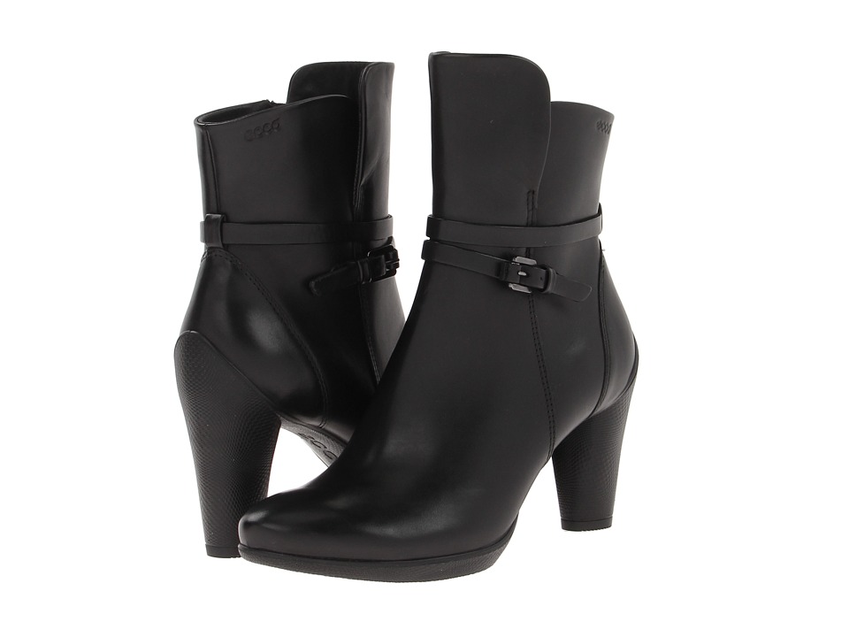 ECCO Sculptured 75 Ankle Boot (Black Old West) Women