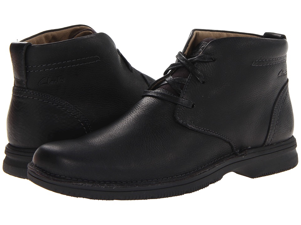 Clarks - Senner Ave (Black Tumbled Leather) Men
