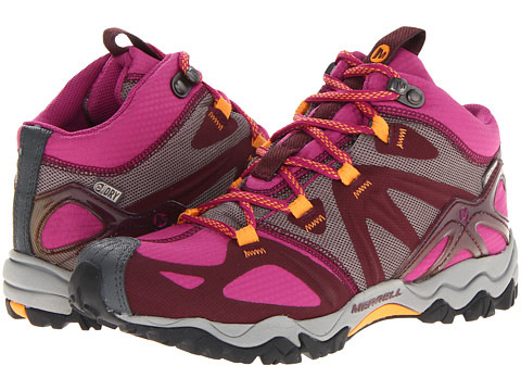 UPC 098776444487 product image for Merrell Grassbow Sport Mid Waterproof (Wine) Women's Hiking Boots | upcitemdb.com