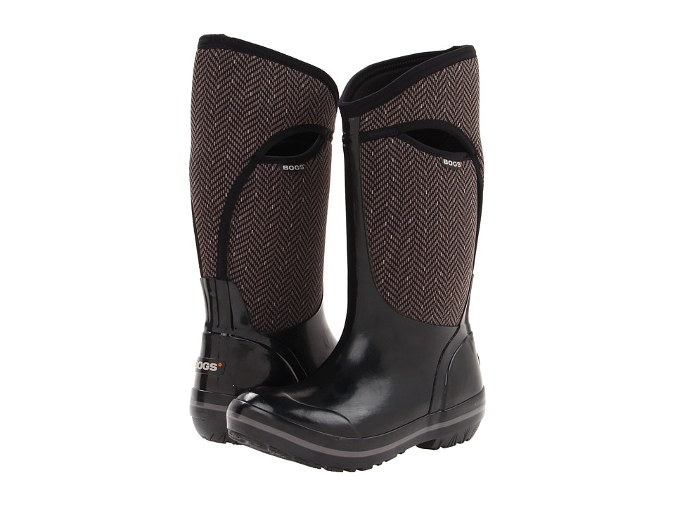 Bogs Herringbone Tall (Black) Women