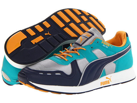 UPC 887121007084 product image for PUMA RS100 (Blue Grass/Black/Steel Gray/Black) Men's Running Shoes | upcitemdb.com